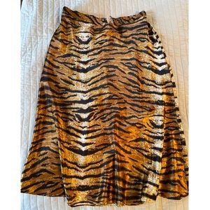 tiger stripe skirt